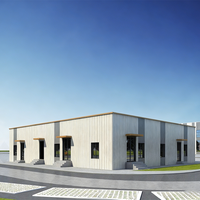 Bâtiment préfabriqué en acier : entrepôt, bureau, atelier, appartement, centre commercial – conception moderne, installation rapide