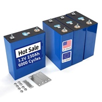 Celdas de Batería Lifepo4 de 3.2v 230Ah, Stock Europeo LF230, Baterías de Fosfato de Hierro y Litio para Carritos de Golf, RV, Barcos de 12V 24V
