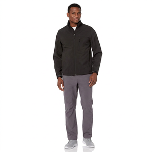 Chaqueta Softshell de Alta Calidad para Hombre, Otoño, Cuello Alto, Impermeable, Secado Rápido, con Capucha, Estilo Vintage, MOQ Bajo de 2 Piezas - Product Image 1