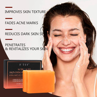 Savon hydratant, nettoyant en profondeur, nourrissant, naturel, enrichi en vitamine C, beurre de karité et acide kojique, marque privée