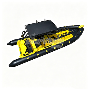 Ferry de Pasajeros de Fibra de Vidrio de 8.6m (28 pies), Bote Inflable Orca Hypalon de Alta Velocidad con Toldo para Transporte Turístico - Product Image 4