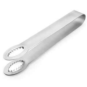 Nouvelles idées de produits 2026 Accessoires de bar pour la maison et la cuisine Outils en acier inoxydable Pinces <span class=keywords><strong>à</strong></span> glace <span class=keywords><strong>à</strong></span> dents de scie Pinces <span class=keywords><strong>à</strong></span> <span class=keywords><strong>sucre</strong></span> - Product Image 1