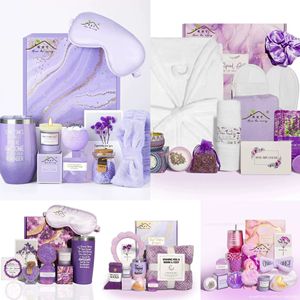 Luxus Winter <span class=keywords><strong>Spa</strong></span> Valentinstag Entspannungs set Geschenk box für Frauen Gemütliche Socken Bade bomben Thermal Cup Self Care Package - Product Image 1