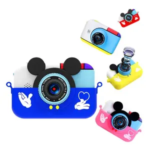 YMX CAX18 Doppelobjektiv 2 2.0 Zoll IPS-Bildschirm 48 MP 1 MP 1080P 720P 480P VGA Kidcamera Digital-Spielzeugkamera für Kleinkinder Kinder