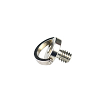 Tornillo de liberación rápida de acero inoxidable con anillo en D ovalado métrico personalizado y ranurado para trípode de cámara y equipo de exterior OEM