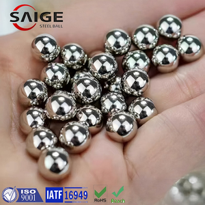 Bolas de Precisión Personalizadas SAIGE <span class=keywords><strong>para</strong></span> Ballesta y Tirachinas, 6mm/8mm/9mm/12.7mm, Bolas de Acero al Carbono con Superficie Pulida, HRC≥60 - Product Image 1