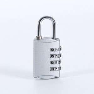 Combination Padlock 43mm Zinc Alloy Resettable <b>Lock</b> For Backpack <b>Suitcase</b> Locker Door Cabinet Toolbox Travel Use - Product Image 3