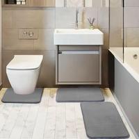 Tapis de bain en mousse à mémoire de forme FIGOO-Luxury, antidérapant, séchage rapide, absorbant l'eau, doux et moelleux