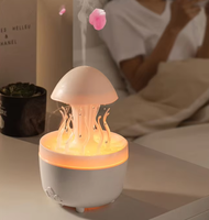 Diffuseur d'arômes ultrasonique en forme de méduse avec logo personnalisé, humidificateur à gouttelettes de pluie, diffuseur d'huiles essentielles pour aromathérapie
