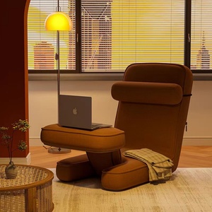 Nouveau design de meubles de salon, fauteuil inclinable individuel, canapé relaxant, fauteuil à bascule pour adultes, avec table - Product Image 1