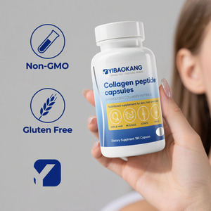 Cápsulas de péptidos de colágeno OEM Suplemento de proteína hidrolizada Suplemento nutricional <span class=keywords><strong>para</strong></span> la piel, <span class=keywords><strong>el</strong></span> cabello y las uñas Suplementos <span class=keywords><strong>para</strong></span> la salud - Product Image 5