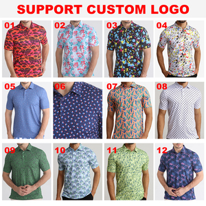 Polo de Golf de Tela con Logotipo Bordado Personalizado, Ropa Seca Ajustada con Estampado Completo, 1 Unidad - Product Image 4