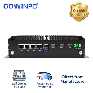 มินิพีซีอุตสาหกรรม พร้อมพอร์ต LAN แบบ Quad Intel รุ่นที่ 6 Core i7/i3 แรม DDR4 พอร์ต COM 6 พอร์ต HDMI 3 พอร์ต GPIO สำหรับ BMS และระบบอัตโนมัติในอาคาร - Product Image 3