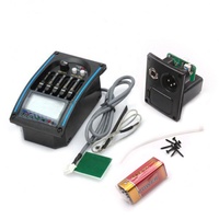 Penguat Layar LCD Biru 5-segmen Grosir LC-5 Equalizer EQ Pickup Gitar