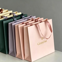 Sac de luxe en carton ivoire épaissi recyclable avec logo personnalisé, capacité de charge stable pour la promotion de la marque