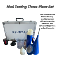 Kits portables de test de boue, ensemble de trois pièces pour essais sur site et en laboratoire, garantie 1 an, équipement de test d'asphalte
