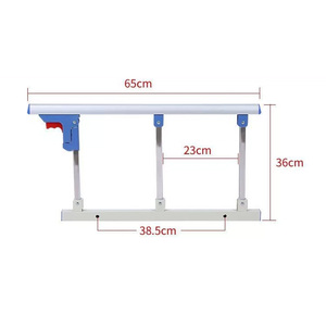 Barrière de lit d'hôpital pliable en alliage d'aluminium, barrière latérale de sécurité anti-chute pour personnes âgées, maison de retraite, hôpital - Product Image 5