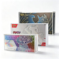Vente en gros - Étui de présentation en acrylique SPC de collection Super Premium Prismatic Evolution - Étui magnétique Mega Charizard UPC 151 UPC en acrylique