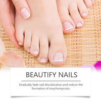 Solution réparatrice apaisante et nourrissante pour les ongles des orteils à base d'extraits végétaux naturels, avec une durée de conservation de 3 ans, 30 ml