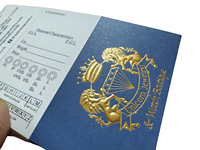 Carte de visite personnalisée en or métallisé 3D de qualité supérieure avec logo personnalisé sur carton et papier d'art