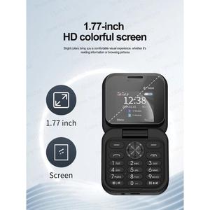 <span class=keywords><strong>โทร</strong></span>ศัพท์มือถือแบบพับได้ รองรับสองซิม 2G ใช้งานได้ยาวนาน พร้อมเมนูหลายภาษา เหมาะสำหรับผู้สูงอายุและนักเรียน - Product Image 4