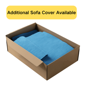 Canapé minimaliste en tissu bouclé pour salon, rembourré en mousse compressée par Roche Boboies, meubles de luxe - Product Image 3