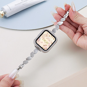 Correa de Reloj de Aleación de Zinc para <span class=keywords><strong>Apple</strong></span> <span class=keywords><strong>Watch</strong></span> 38mm 40mm 41mm 42mm 44mm 45mm 46mm 49mm, Brazaletes de Reloj con Diseño Moderno - Product Image 3