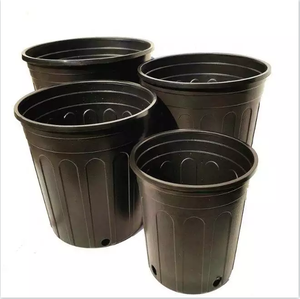 Cheap black 1 2 3 5 gallon PP Soft Plastic Blow mold nursery pots nursery containers