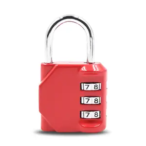 3 ổ khóa an ninh kỹ thuật số 3-Dial kết hợp hành lý Vali Ổ khóa hành lý khóa