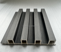 Panel de Pared con Patrón Botánico de Estilo Moderno para Interiores y Exteriores, Insonorizado, Impermeable, Material WPC, Aplicación en Villas, Función Absorbente