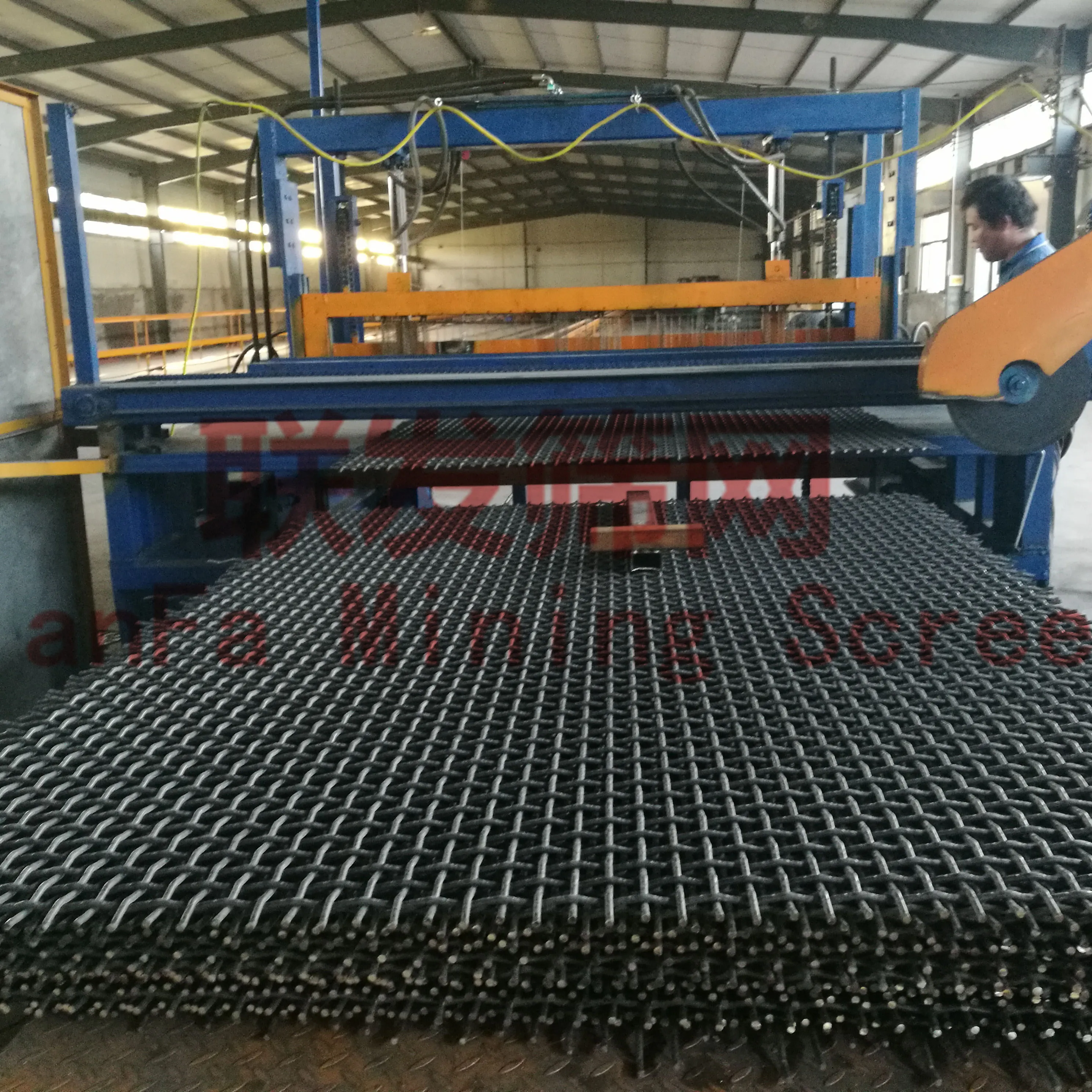 Crimped Wire Sand Gravel Crusher Vibrating Screen Mine Mesh for Quarry Woven Stone Crusher with Vibrator Screen Plain Weave +-3%