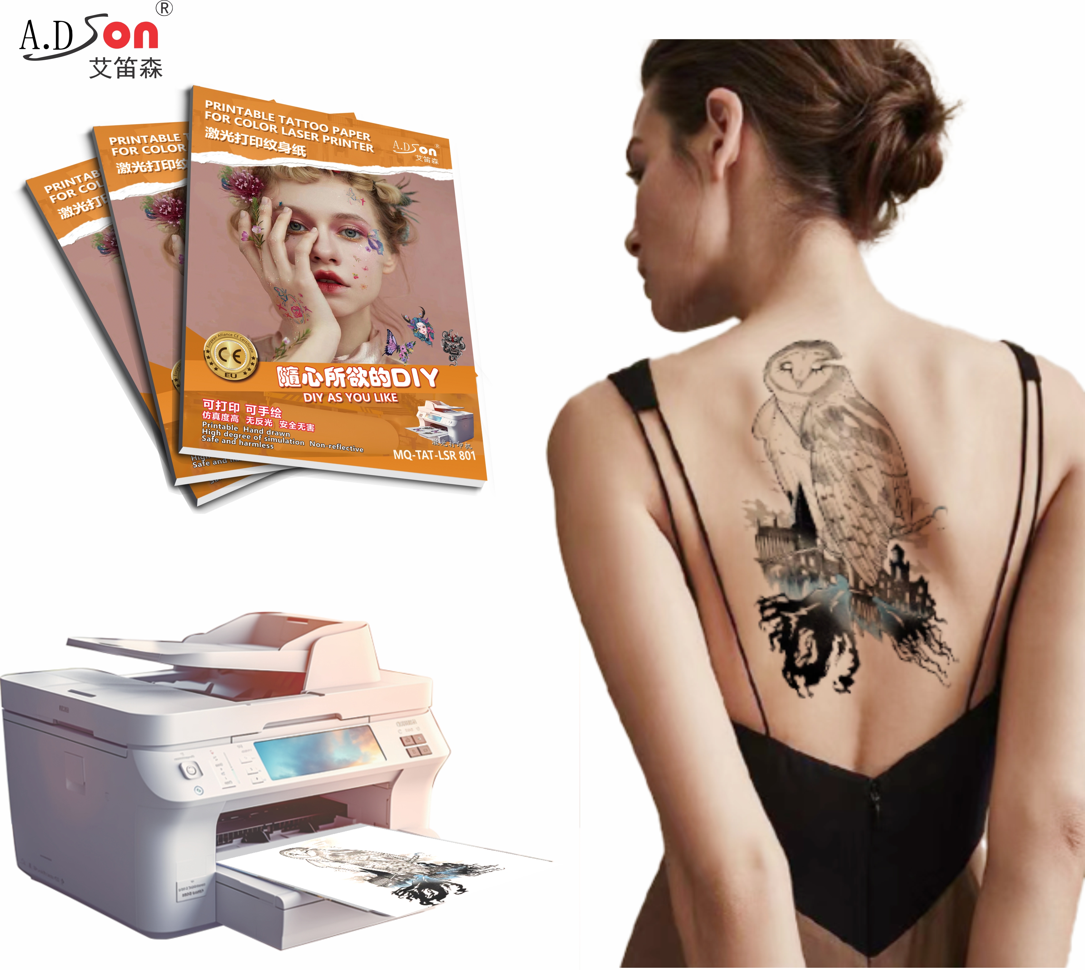 Papel Láser para Tatuajes