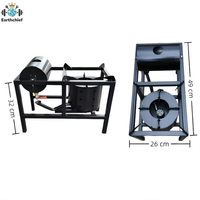 Réchaud de camping portable à brûleur à huile usagée, coupe-vent, simple, en acier titane, avec souffleur d'air et panneau solaire, pour cuisson, chauffage et dégivrage en extérieur