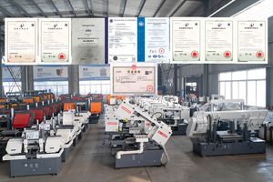 Máquinas de Corte de Metal Industriales Totalmente Automáticas GS330, Capacidad de Corte de 330 mm, Alta Precisión - Product Image 6