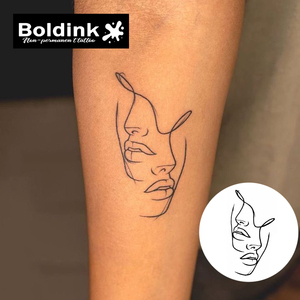 Tatuaje Temporal de Tinta Jagua, Diseño Abstracto Realista Personalizado de Boldink, Resistente al Agua y de Larga Duración (2 Semanas) - Product Image 3