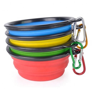 Kingtaleportátil de viaje al aire libre de silicona plegable para mascotas gato con <span class=keywords><strong>comida</strong></span> de perro de alimentación de agua de - Product Image 1