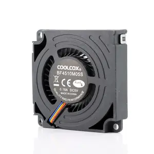 COOLCOX 4510 Dc Blower Fan Size:45x45x10mm Suitable For Auto Wireless Charger 3D Printer Projector Enviroment Tester