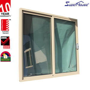 Portes coulissantes Superhouse modernes à cadre étroit en aluminium à rupture de pont thermique, grandes vitrages <span class=keywords><strong>double</strong></span> <span class=keywords><strong>vitrage</strong></span> pour villa, jardin et extérieur - Product Image 1