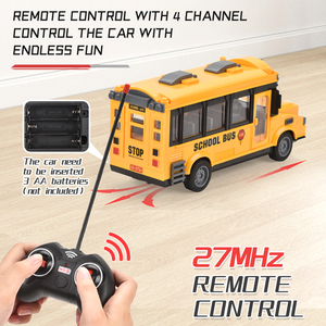 Coche de juguete de alta calidad con control remoto, vehículo de juguete de alta calidad, autobús escolar, gran oferta - Product Image 4