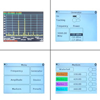 Dikkod SA6 6GHz Portable Spectrum Analyzer Signal Generator 35-6200MHz Handheld RF Signal Tester 3.2" Touchscreen (135x80x25mm)