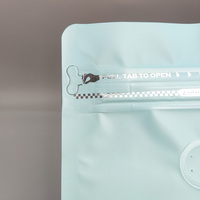 Sac d'emballage personnalisé pour café et thé avec valve de dégazage Pochette à fond octogonal Petit support d'échantillon quantité minimale de commande écologique et durable