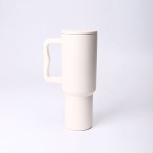 40oz H4.0 <b>Handle</b> Car <b>Travel</b> Tumbler Vacuum <b>Mug</b> Lid Straw Non-Slip Base ODM Custom Color - Product Image 3