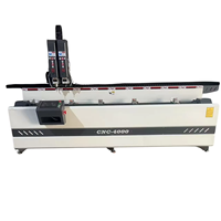 Routeur CNC professionnel Fanuc 4 axes à double tête, machine de fraisage et de perçage, rotation à 180 degrés, haute précision, traitement de l'aluminium