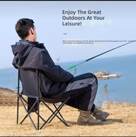 Chaise de camping pliante moderne en acier inoxydable avec poche latérale, légère, en tissu Oxford, garantie commerciale, idéale pour les excursions au lac - Vente chaude