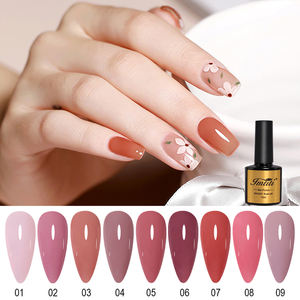 IMTITI-Gel de uñas para salón de <span class=keywords><strong>manicura</strong></span>, barniz de uñas <span class=keywords><strong>en</strong></span> <span class=keywords><strong>tonos</strong></span> Nude rosa, pigmento orgánico sin olor, esmalte Uv - Product Image 2