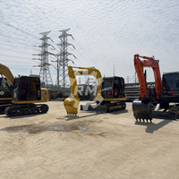 Excavatrice sur chenilles d'occasion KOMATSU PC70, 7 tonnes, matériel de construction pour l'excavation de fondations, fournisseur PC88MR PC60 PC78US