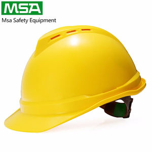 Casco de Seguridad Industrial MSA en Forma de V, Casco de Seguridad Transpirable de ABS, Personalizable, Casco de Seguridad para Obras de Construcción - Product Image 2