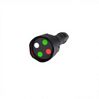 Outils d'entraînement visuel, ophtalmologie, lampe à clip rechargeable rouge/verte à quatre trous pour le contrôle de la vue