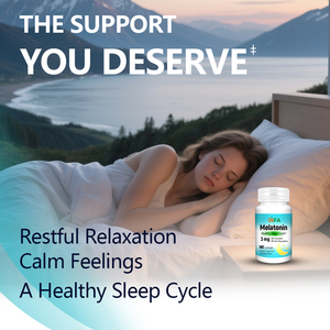 Complément alimentaire personnalisé avec vitamine B6 et mélatonine 3mg Comprimés de mélatonine Saveur de menthe poivrée Aide à l'insomnie occasionnelle - Product Image 6