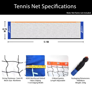 Металлическая рама для теннисного корта 4х4 см, экологичная, легкая, портативная, для взрослых и подростков - Product Image 6